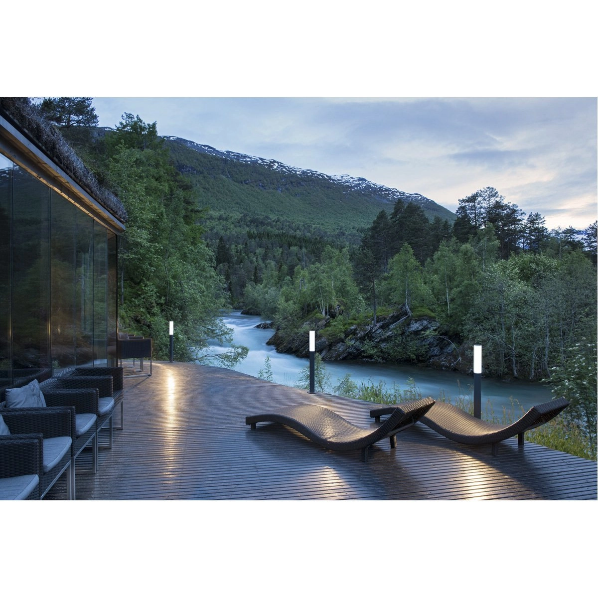 LED Gartenleuchte Aponi 120cm Anthrazit SLV 4024163189750