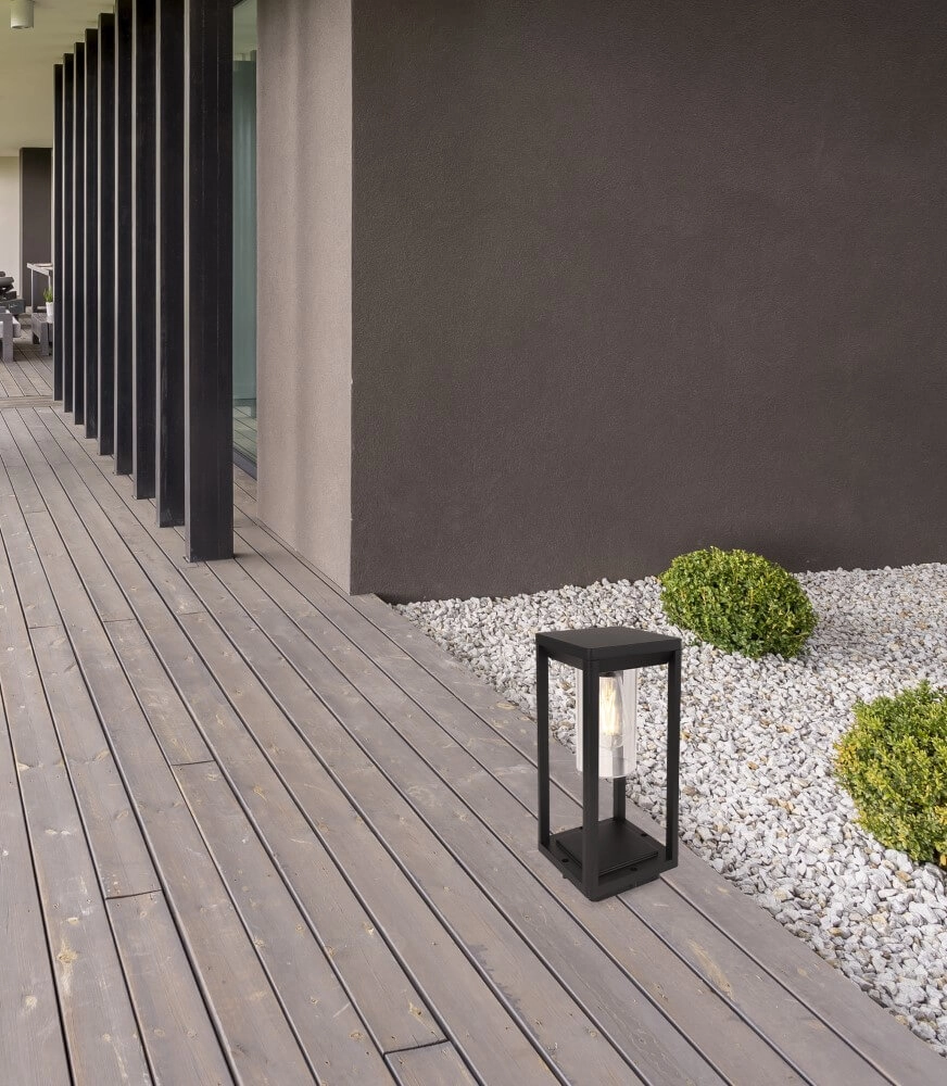Black patio lamp Candela Globo 9007371406500