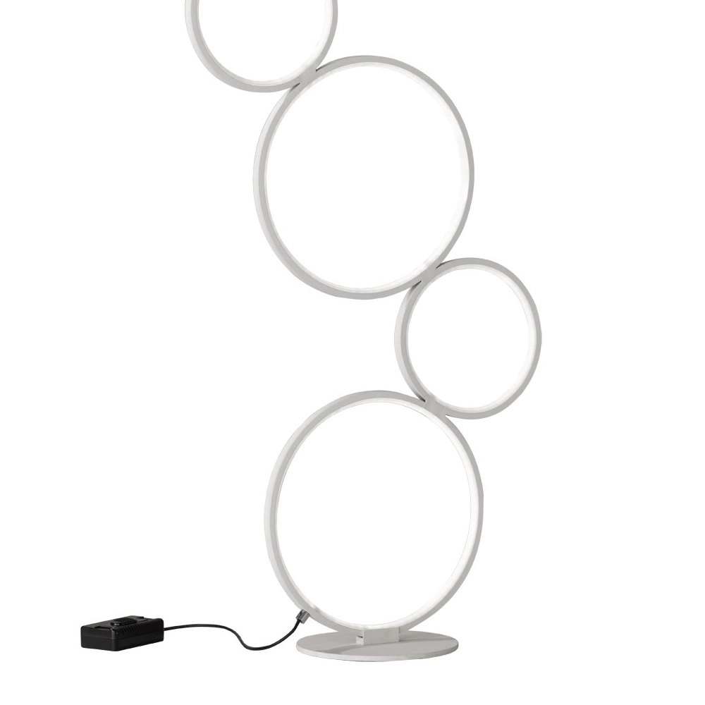 Stehlampe Rondo 5-Ringe weiß Trio 4017807423822