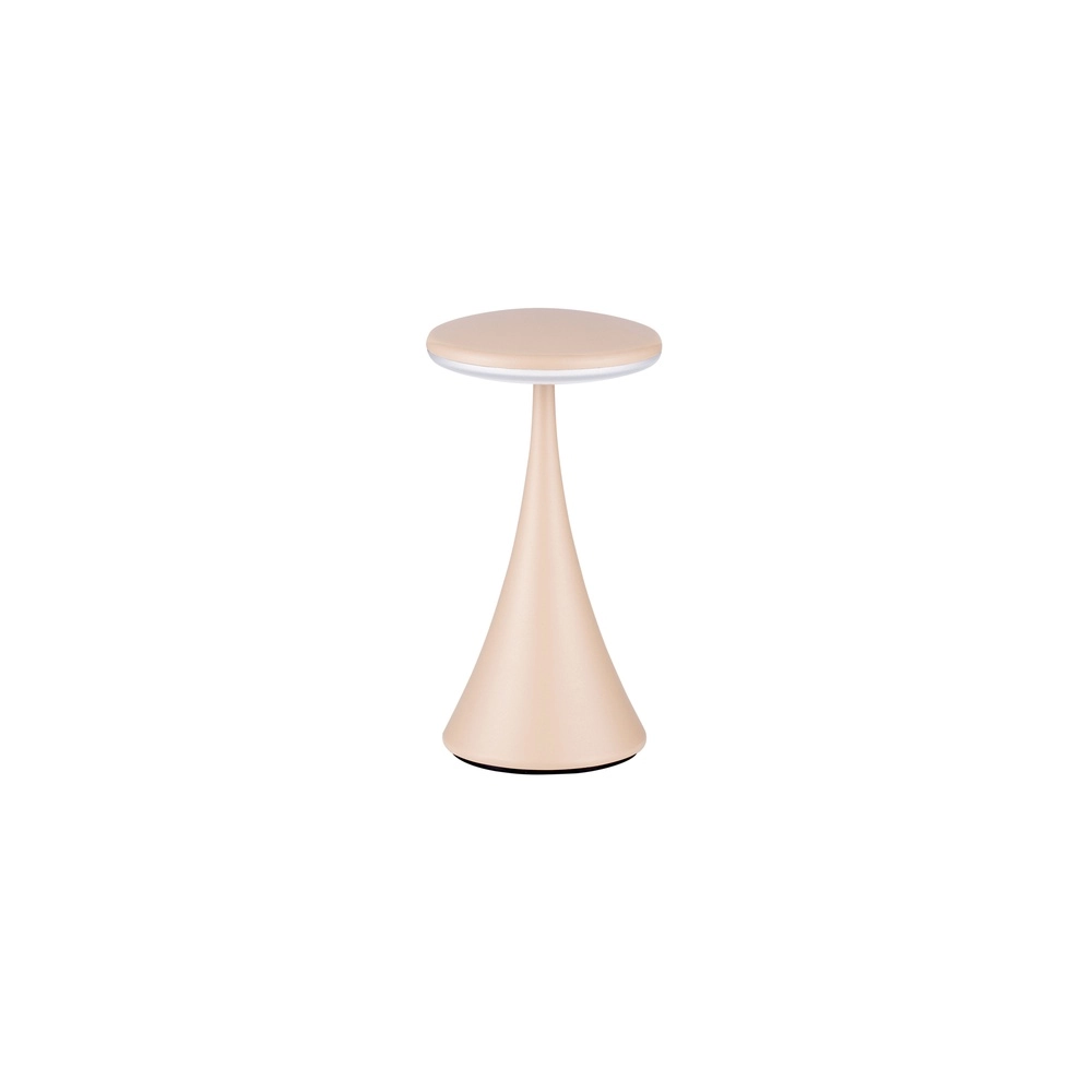 Tischlampe Elbo sandbraun wiederaufladbar über USB Lyora 5212017476968