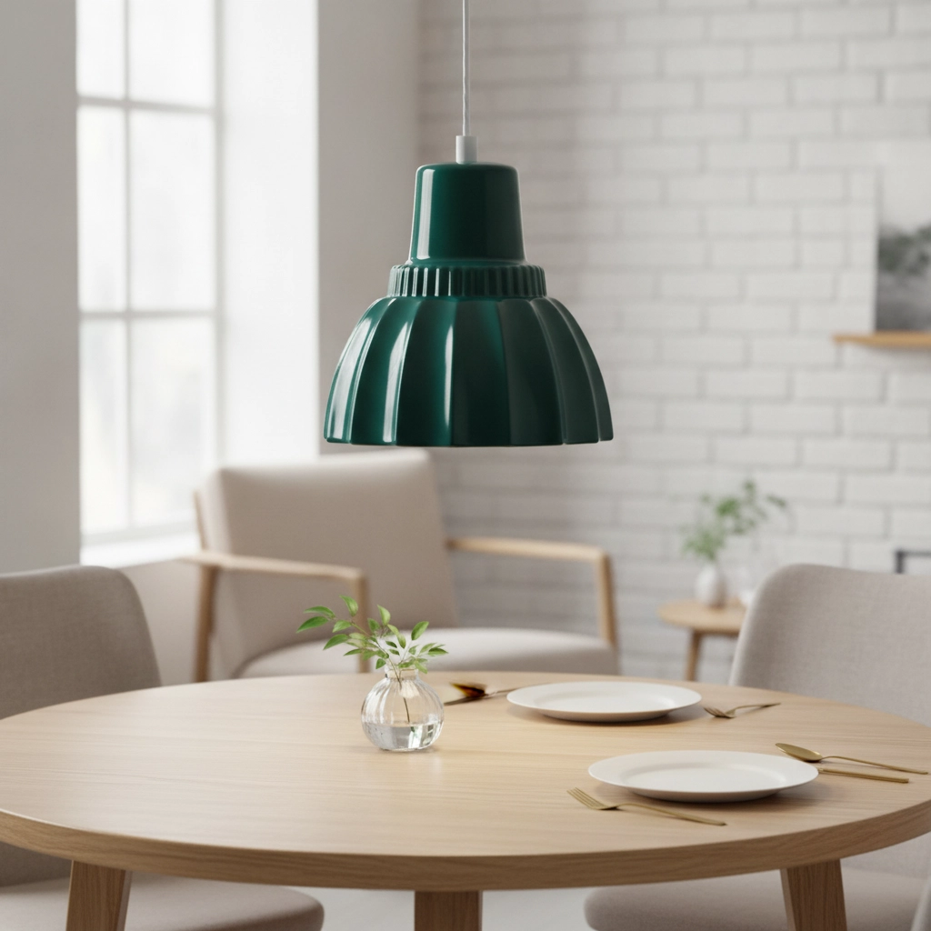 Pendellampe Picco Weiß mit Grün