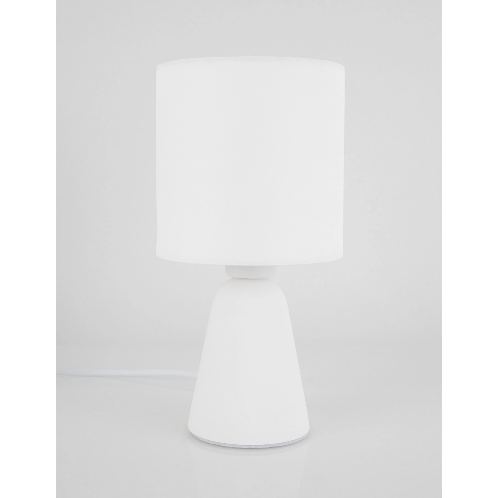 Tischlampe Zero Grau mit schwarzer Kapuze Lyora 5212017427823