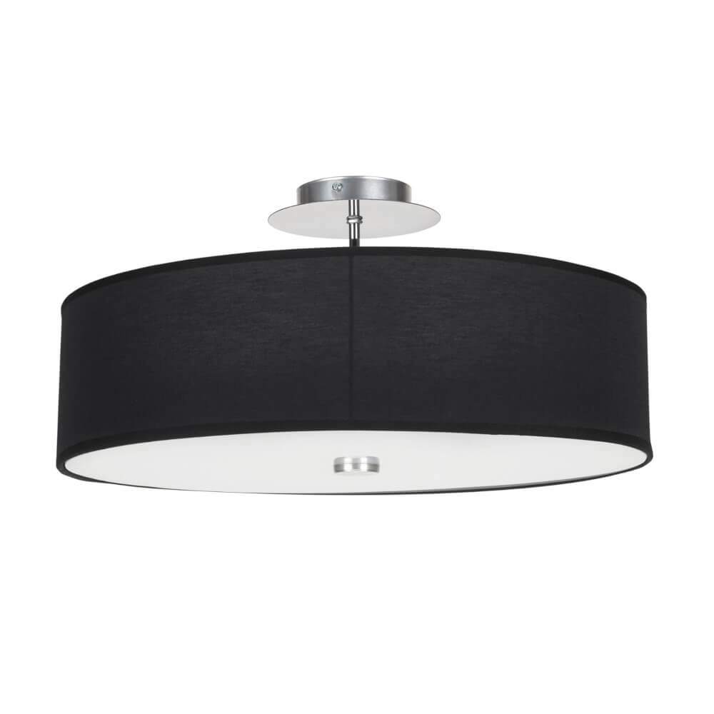 Schwarze Deckenlampe Viviane Ø 50cm