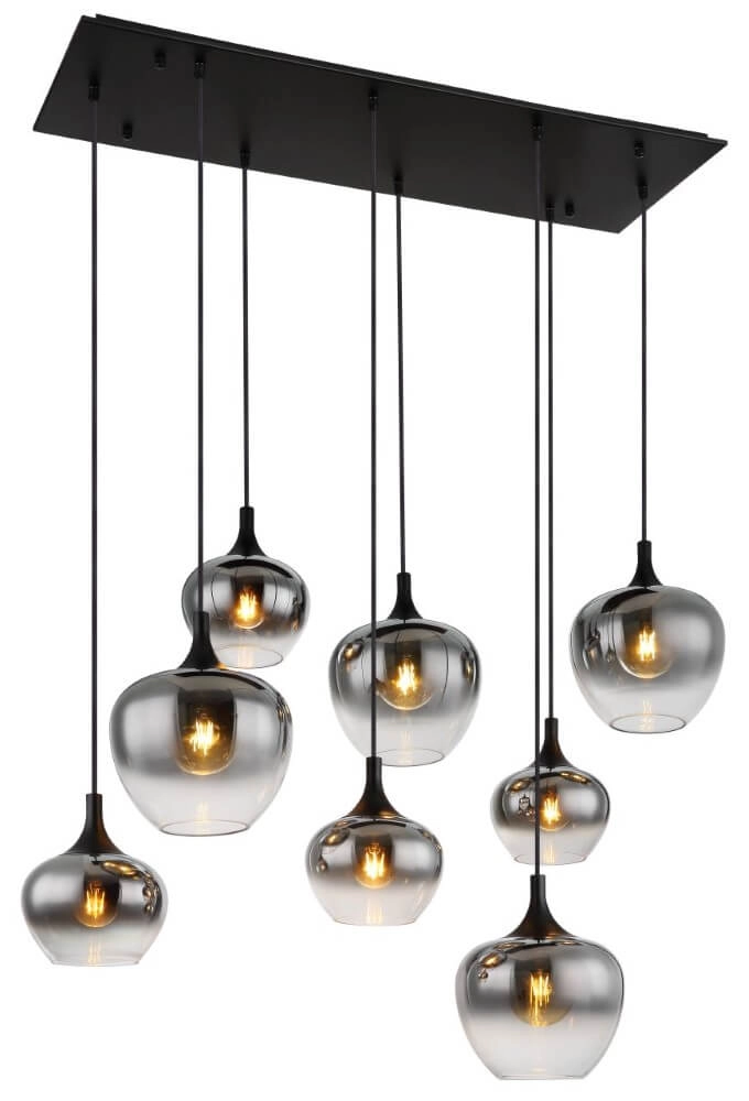 Gerade Hängelampe Maxy 8-Licht