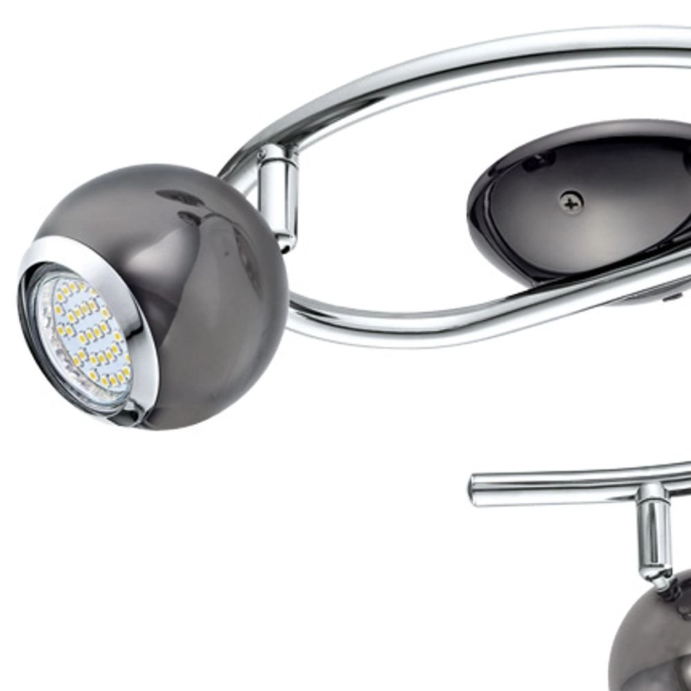 LED-Deckenspot Bimeda LED 3-Licht-Nickelschwarz Eglo 9002759310073