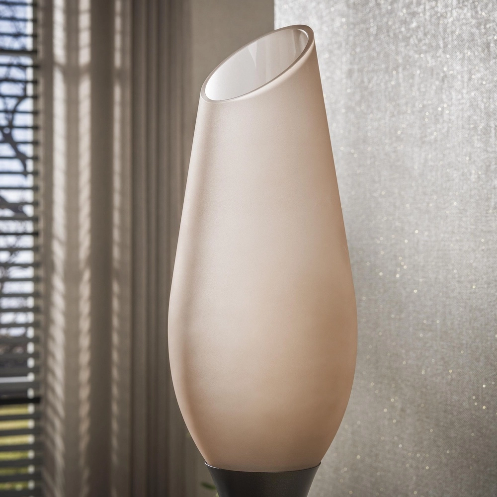 Glas-Stehlampe Cocoon 3x E27 – 168 cm – mattiertes Glas Lyora 8716803511873