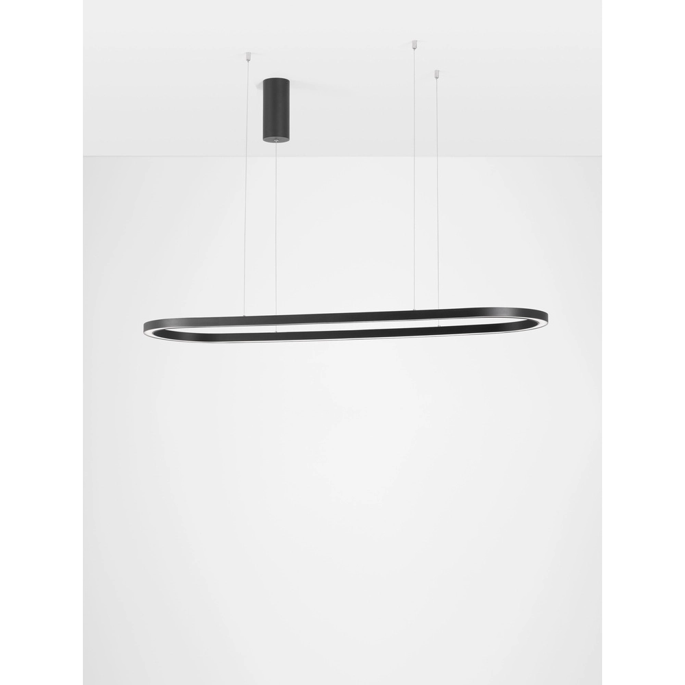 Ovale Pendelleuchte Cuppe schwarz Lyora 5212017438492