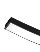 Schwarze Deckenleuchte Route 3-Stripes Trio 4017807471281