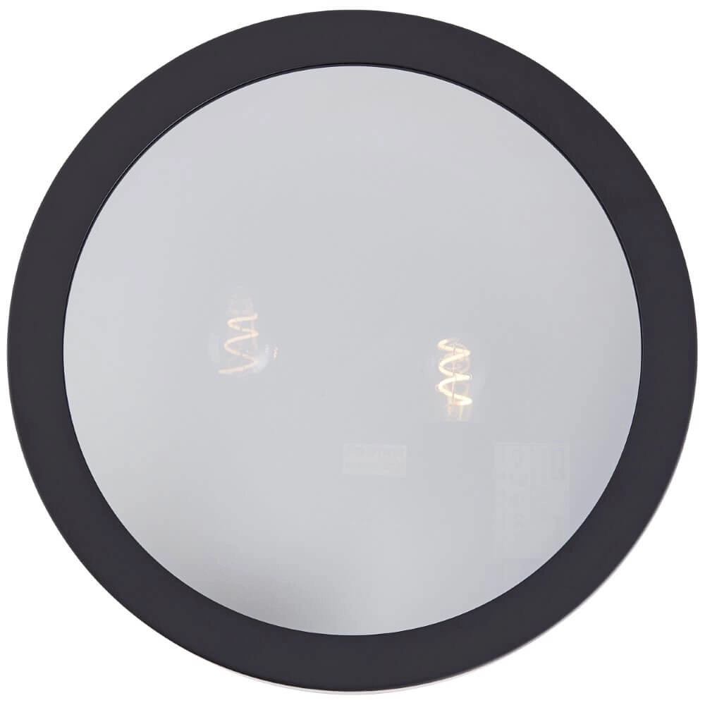 Schwarze Deckenlampe Sandros Ø 31cm mit Glas Brilliant 4004353409479