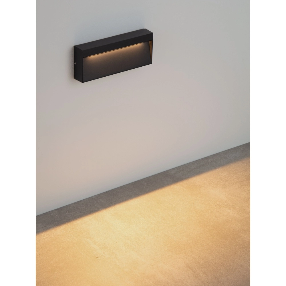 Schwarze Wandlampe Drat Konstruktion Lyora 5212017497963