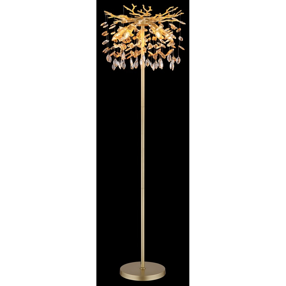 Stehlampe Queena gold Ø 46 cm Globo 9007371533688