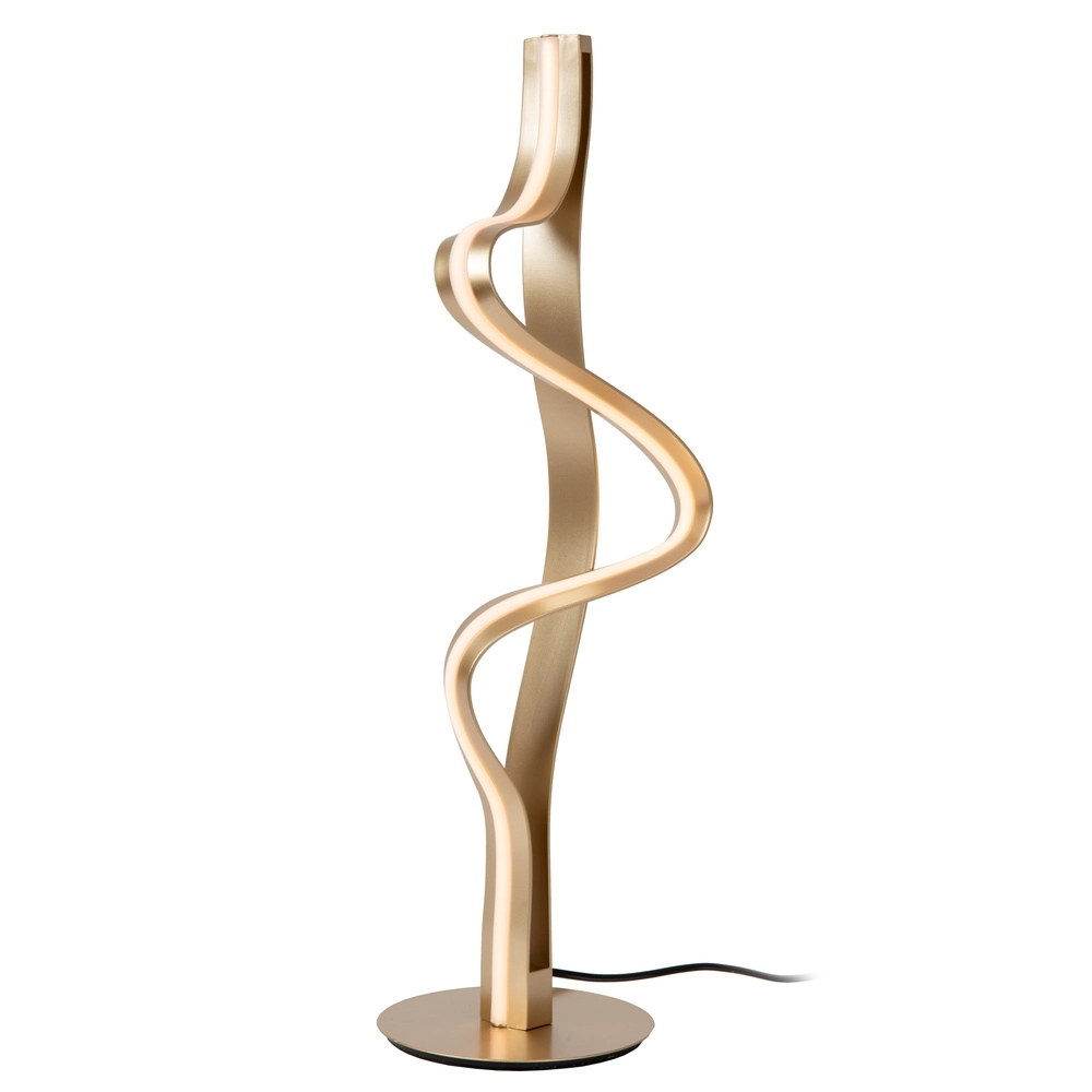 Tischlampe Lambada Curl Gold Premium by Lucide 5411212520876