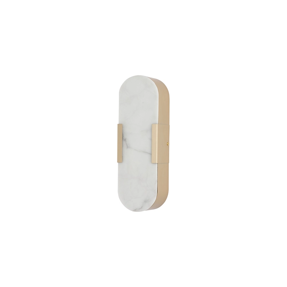 Wandleuchte Opaline gold 35cm Searchlight 5053423300733