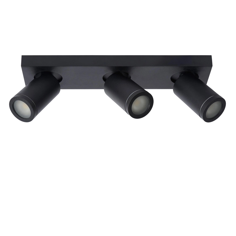 Deckenscheinwerfer Taylor IP44 3-hell schwarz