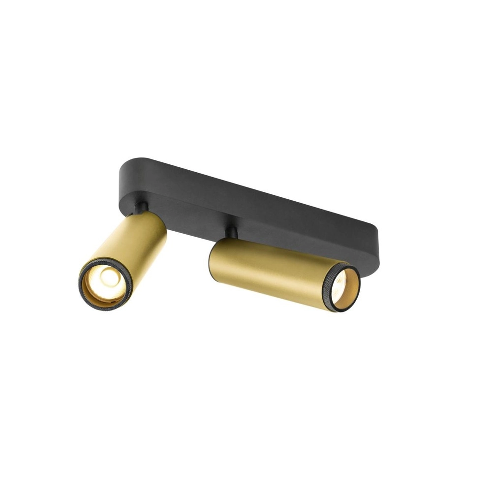 Aufputz-Spot Grip! M 2-flammiges Gold 3000K SLV 4024163304535