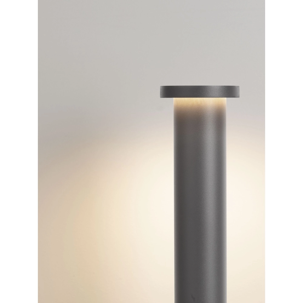 Moderne Wegbeleuchtung Bast dunkelgrau 65 cm - 2700K Lyora 5212017497635