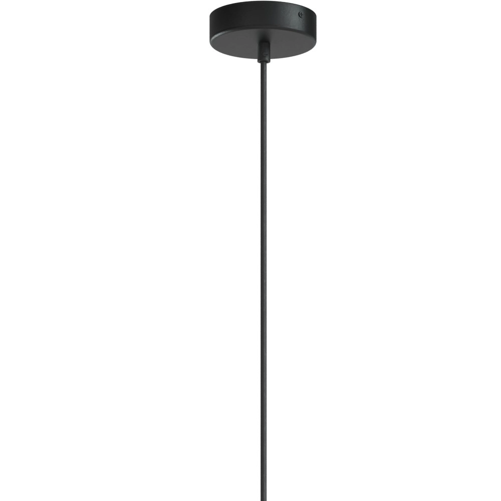 Pendellampe Lisbourg Schwarz mit beigefarbener Kapuze Masterlight