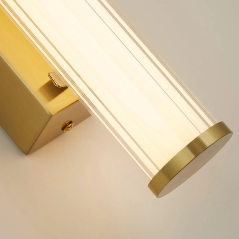 Goldene Wandleuchte Clamp 33cm Searchlight 5053423268095