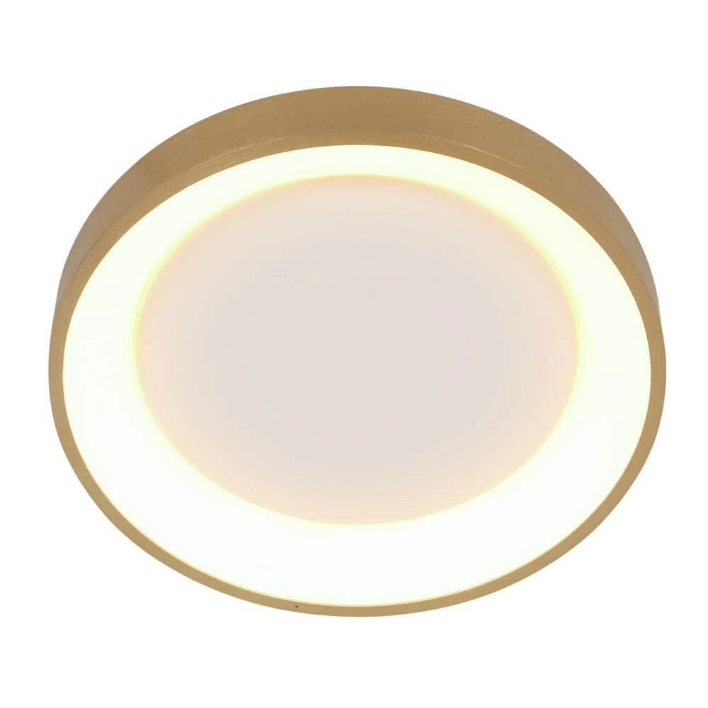Deckenlampe Ringlede Design gold Ø 38cm Steinhauer 8712746171945