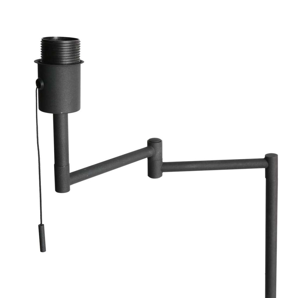 Schwarze Stehlampe Bella mit Korkkappe Ø30 cm Steinhauer 8712746180657