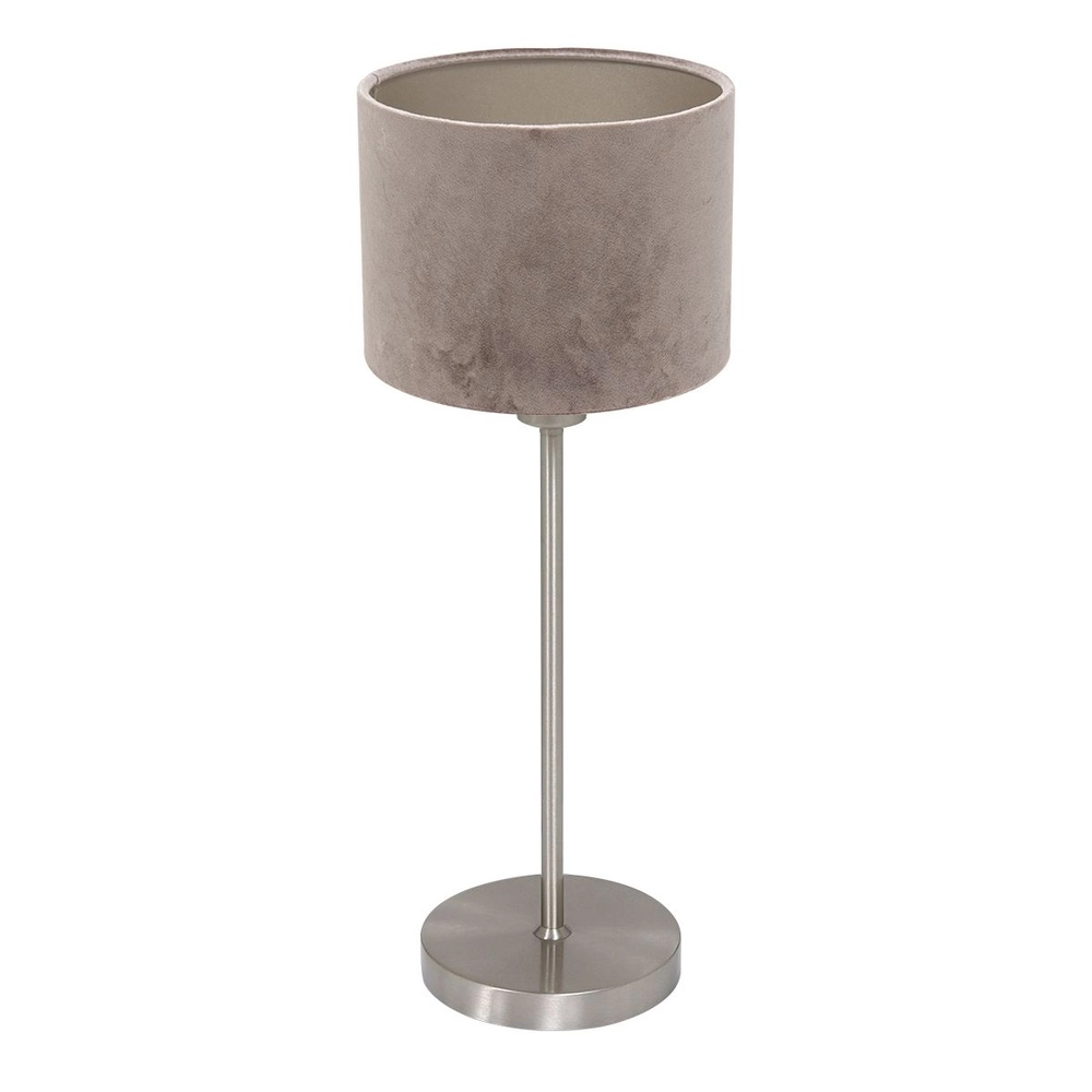 Tischlampe Noor mit grauer Kapuze Steinhauer 8712746182064