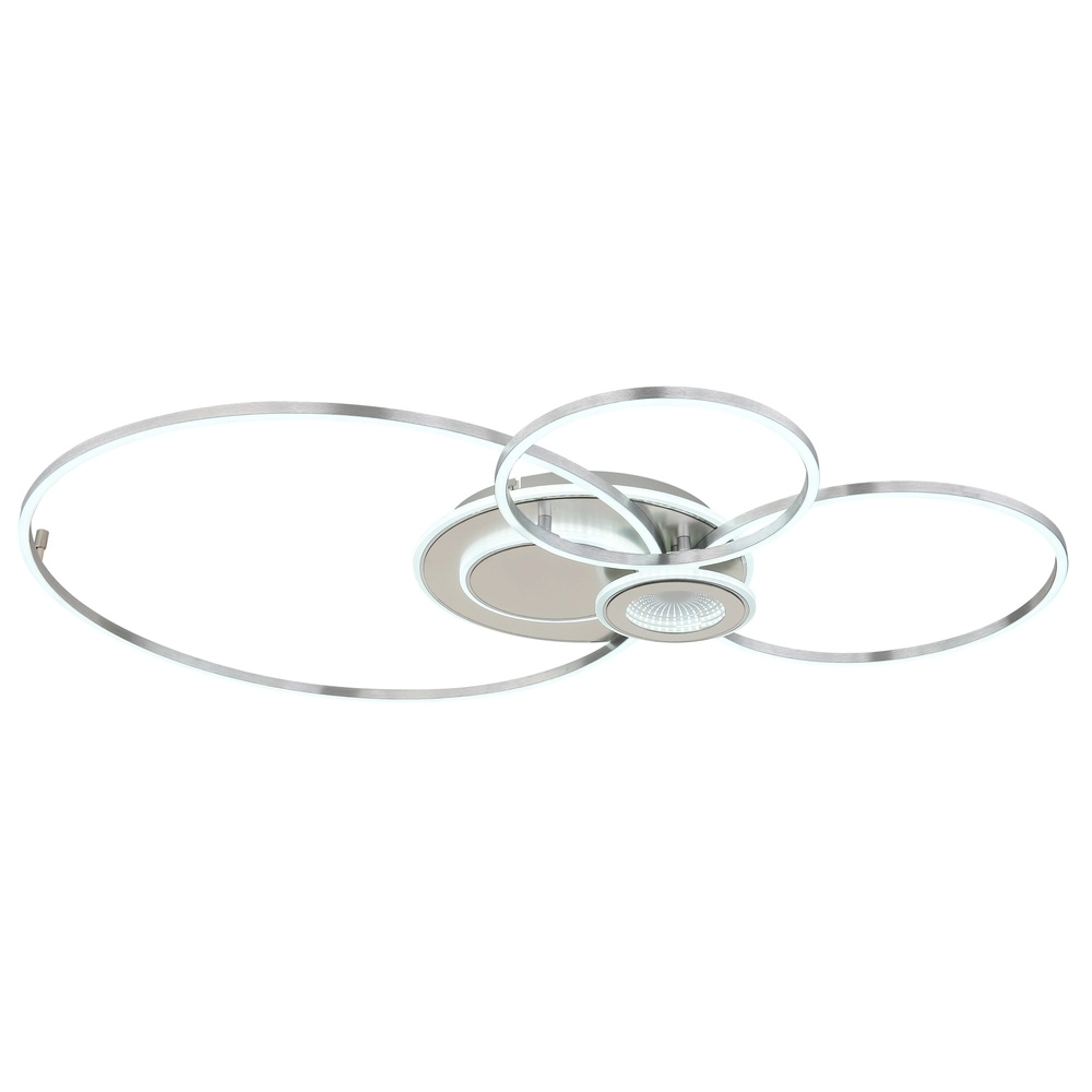 Silbergraue Deckenlampe Beltran Konstruktion Globo 9007371583690