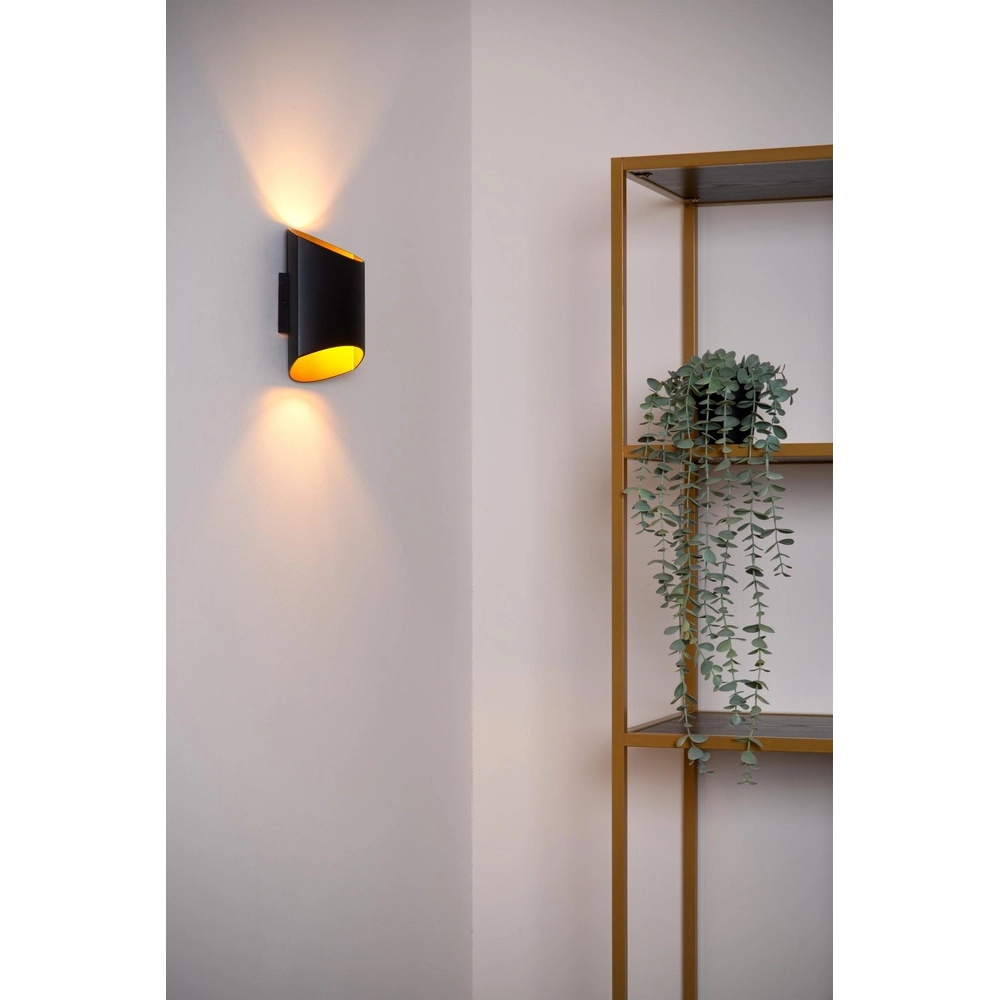 Design-Wandlampe Diletta Schwarz Lucide 5411212093554