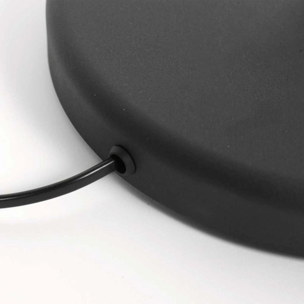 Schwarze Stehlampe Bella mit Korkkappe Ø30 cm Steinhauer 8712746180657
