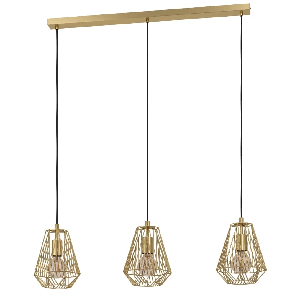 Goldene Esstischlampe Stype