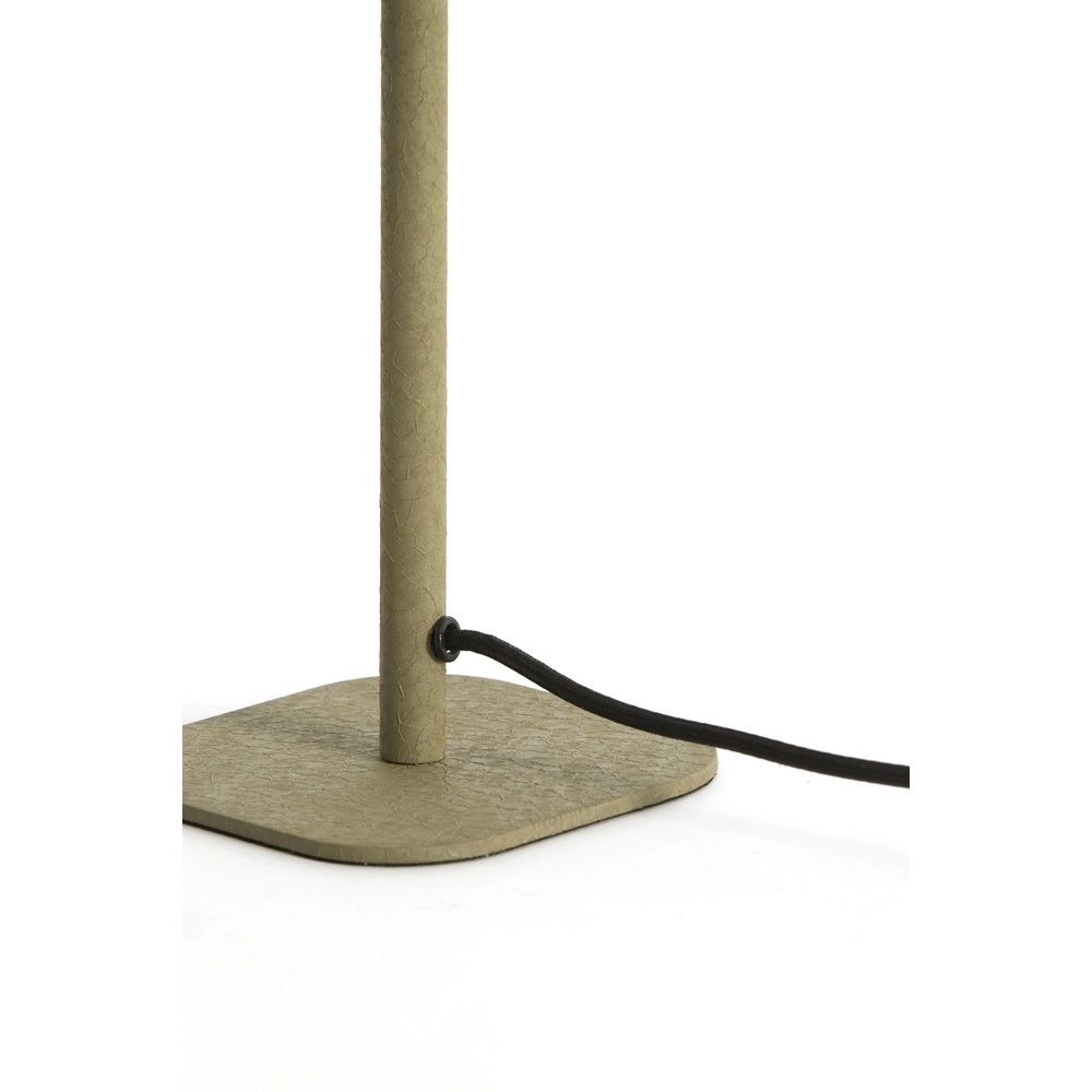 Nachttischlampe Elenie 13x13 cm – mattes Olivgrün Light & Living 8717807818661