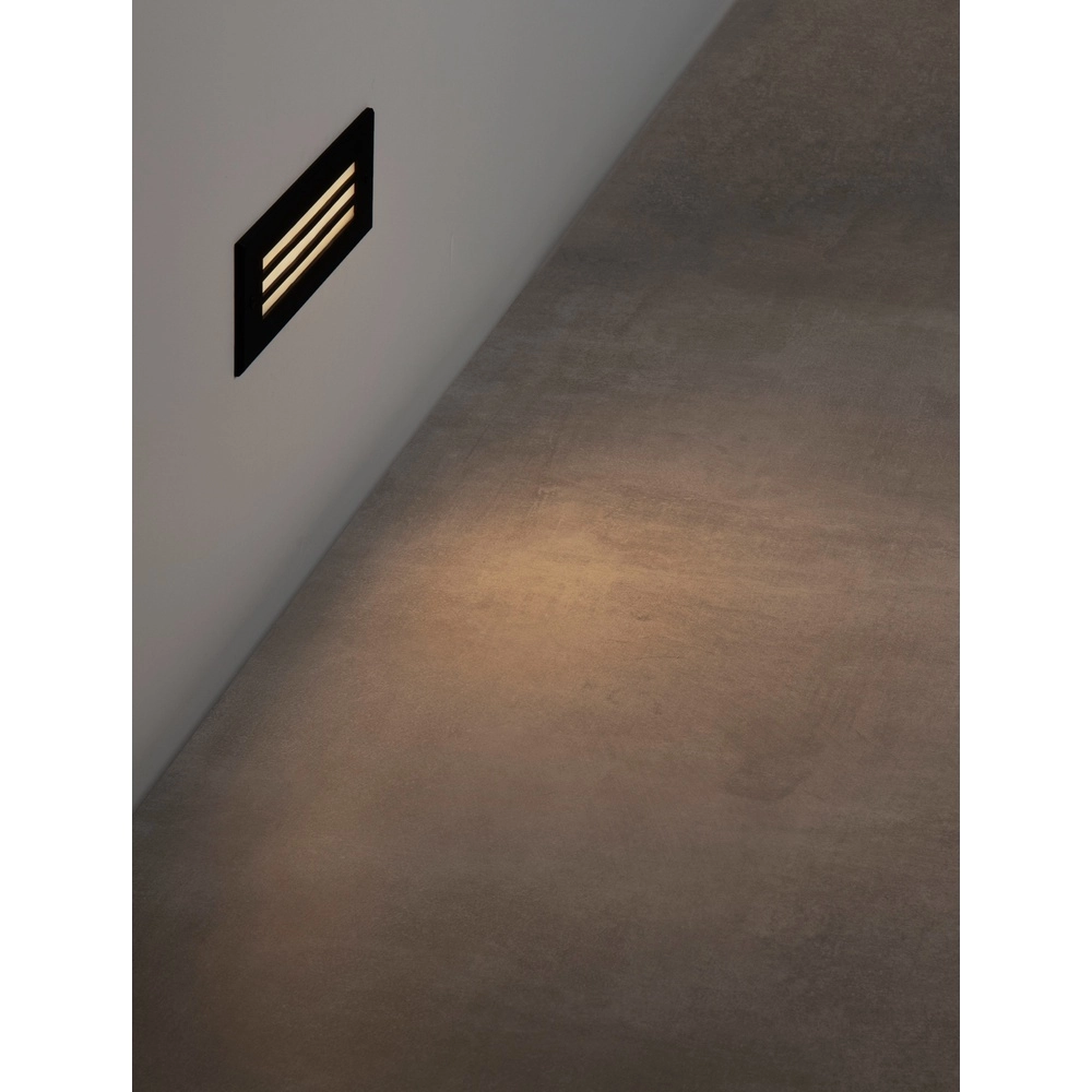 Schlanke Wandleuchte Off 25,6 cm mit Rippe Lyora 5212017453396