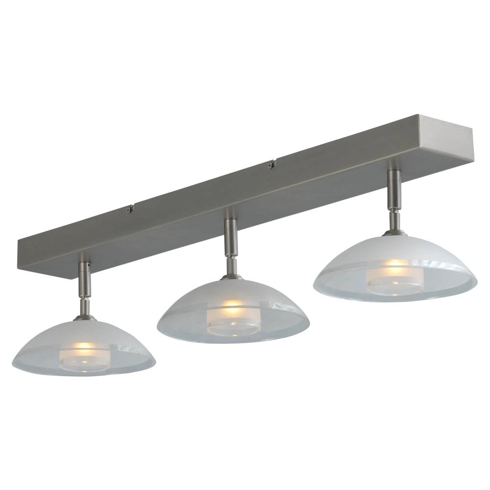 LED-Deckenlampe Melani 3-Licht-Metallgrau