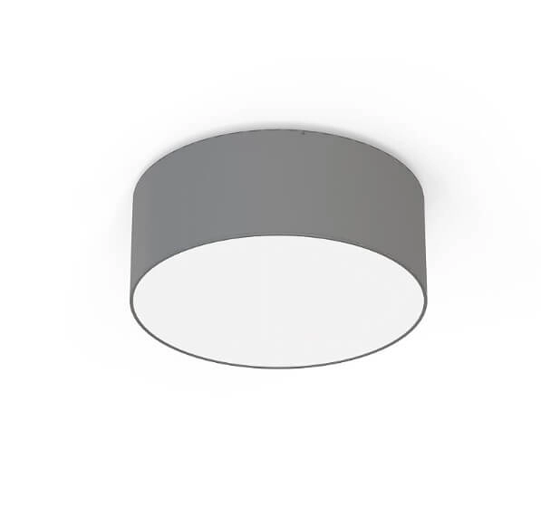 Graue Deckenlampe Cameron Ø 35cm