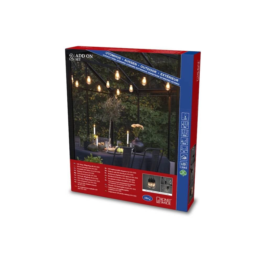 Lichterkette Partylight Ext Erweiterung - 10x KonstSmide 7318302352806