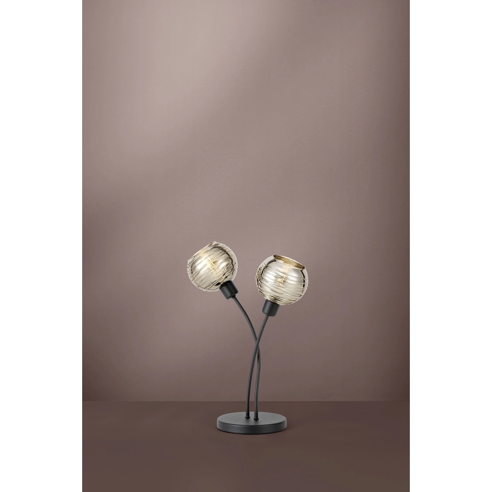 Tischlampe Creppo Schwarz Eglo 9002759396930