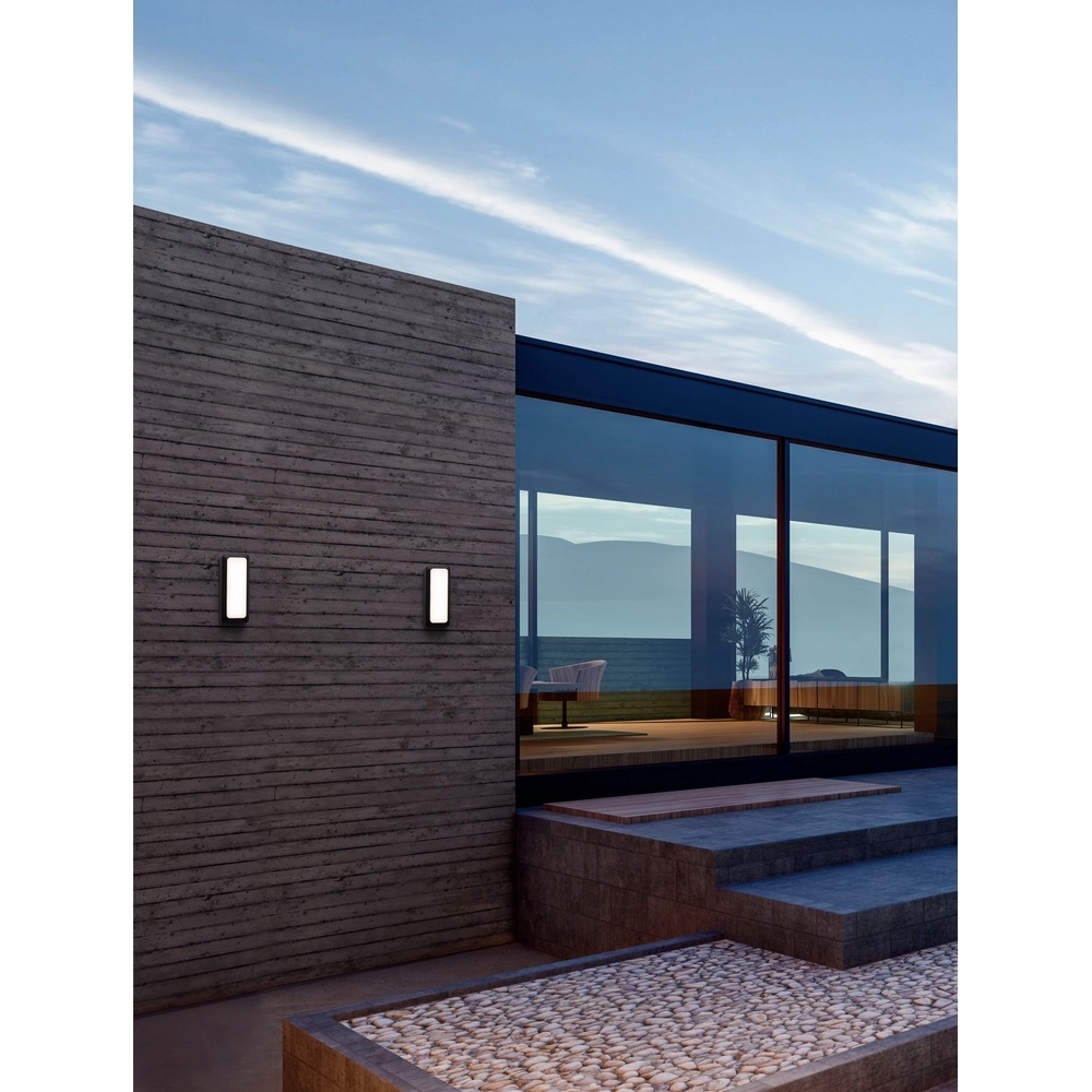 Wandleuchte Appia Rechteck anthrazit Lyora 5212017449603