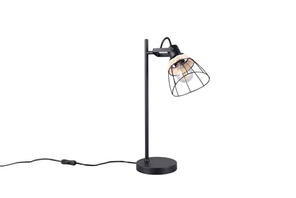 Schwarze Tischleuchte Jerome Entwurf Trio 4017807637724