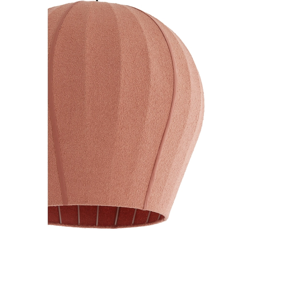 Bouclé-Pendellampe Zagori Ø 35 cm – Koralle Light & Living 8717807793050