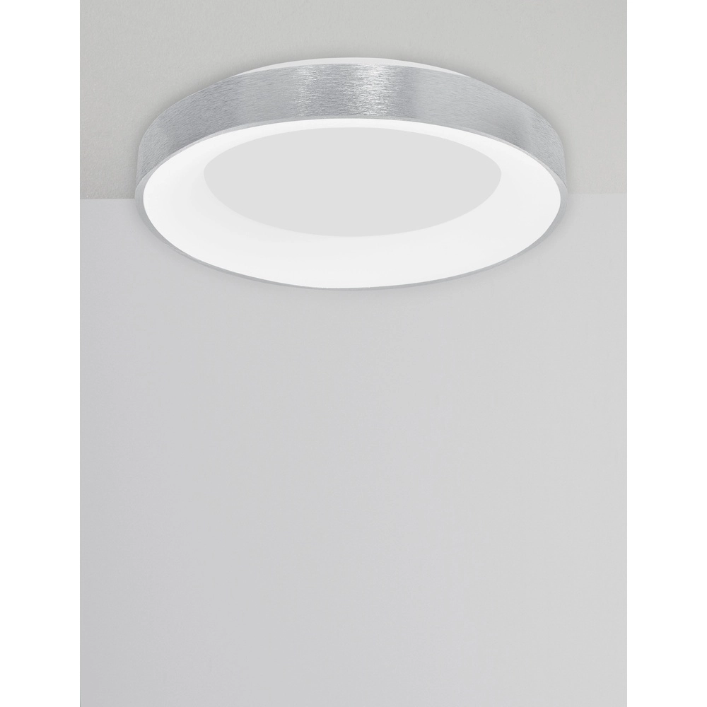 Deckenlampe Rando Thin silbergrau Ø 60cm Lyora 5212017420138