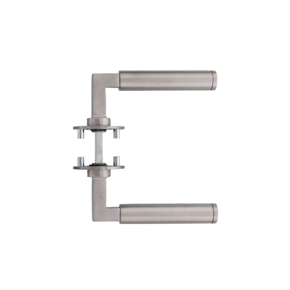 Türklinke Bau-Stil runde Magnetrosette Edelstahl Intersteel 8714186444412