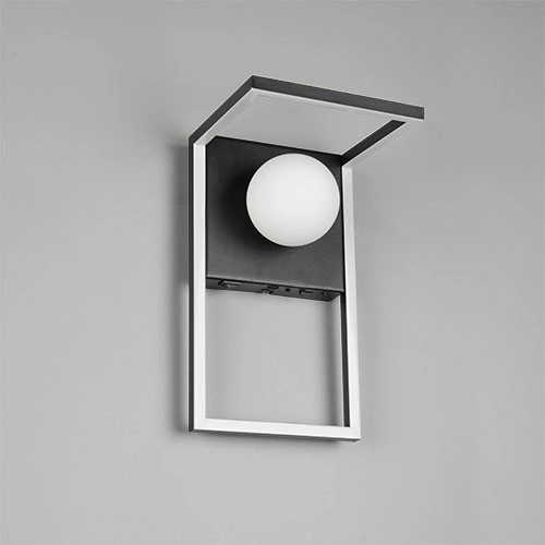 Design-Wandlampe Arola Schwarz Trio 4017807683530