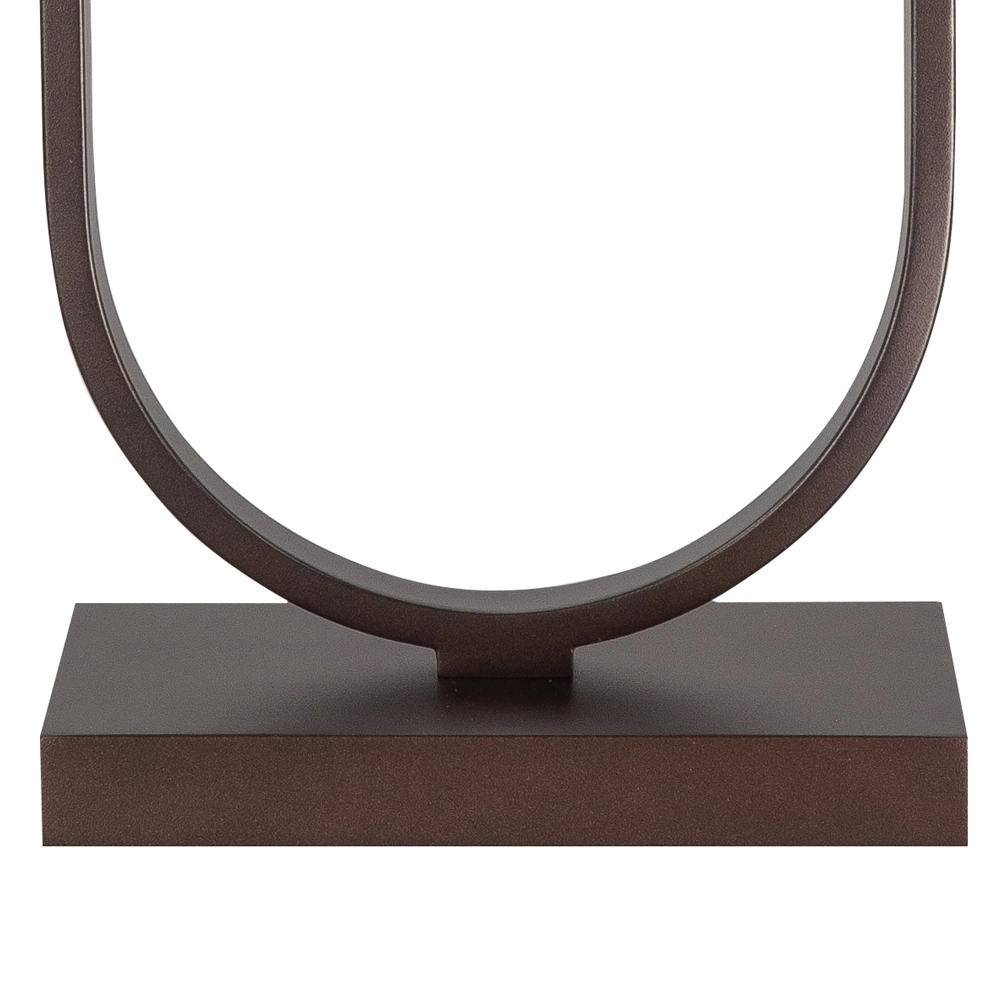 Tischlampe Verona Schokolade 48cm Highlight 8718379050589