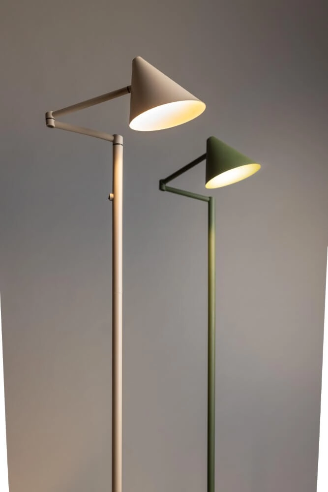Stehlampe Marvis sandfarbenes Design ETH 8720195307051