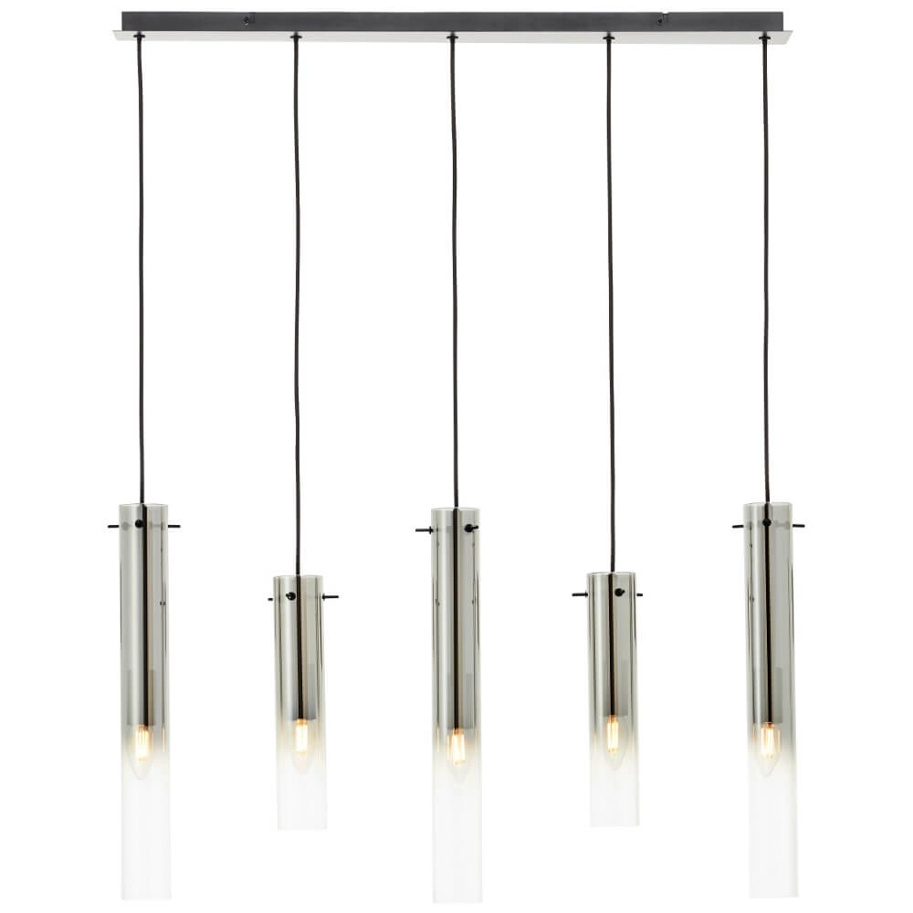 Hängelampe mit 5 Leuchten Glasini