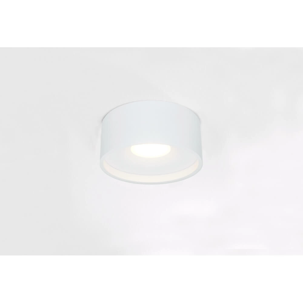 Schlanke Deckenleuchte Oran Ø 12cm weiß