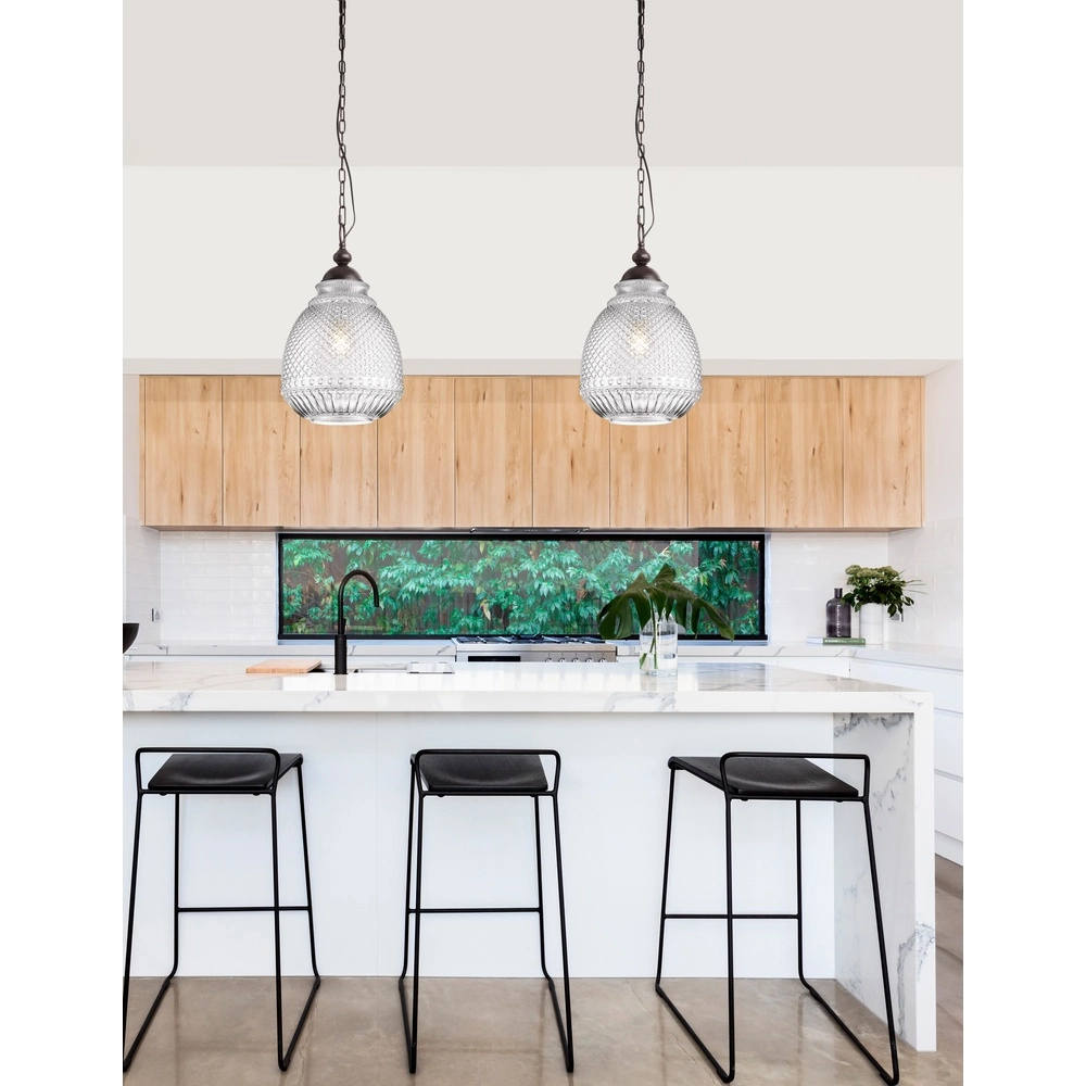 Pendelleuchte Toulon Klarglas Lyora 5212017411716