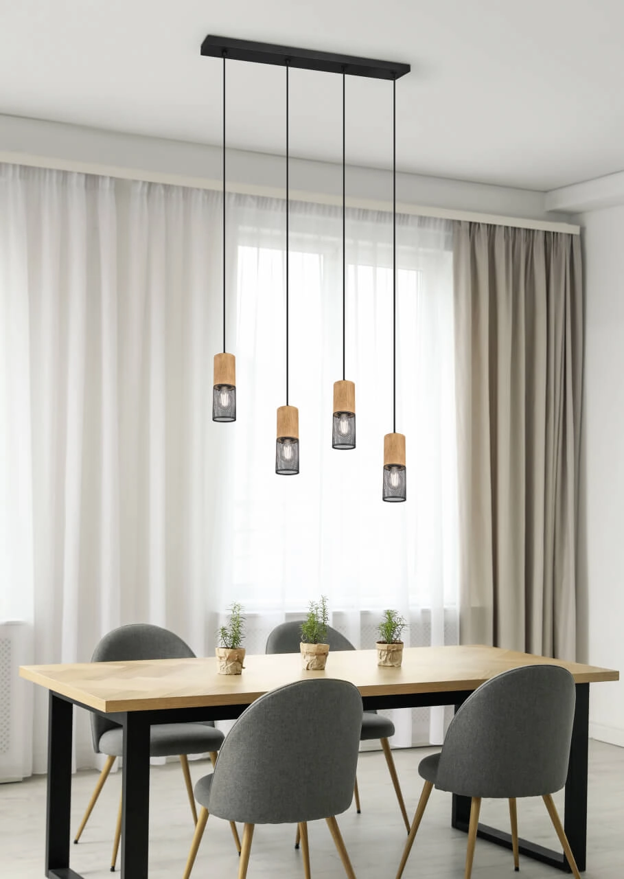 4-Licht Esszimmer Pendelleuchte Tosh Trio 4017807467567
