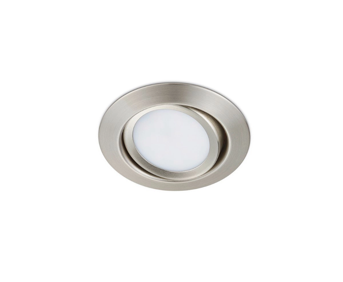 LED Einbaustrahler Rila 5W - 3000k - 8,2 cm Metallgrau