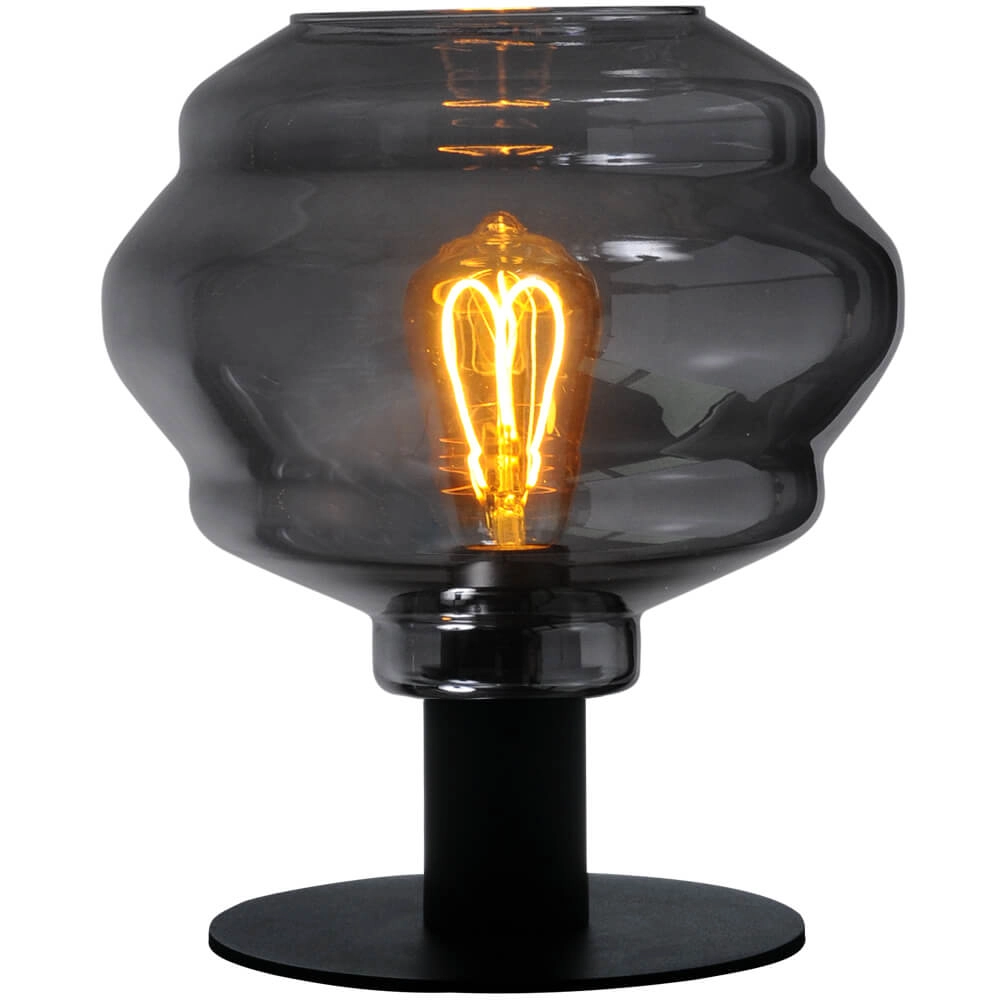 Tischlampe Porto mit Kugelrauchglas Ø 24cm Masterlight 8718121271392