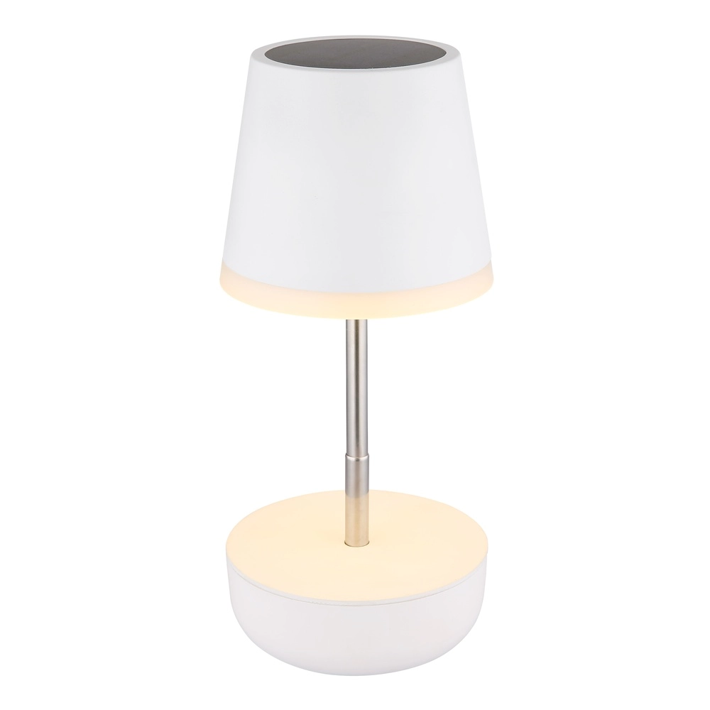 Solartischlampe Felina Weiß